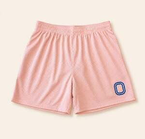 Overtime Pink Mesh Basketball Shorts Y2K Athleisure Streetwear Size M